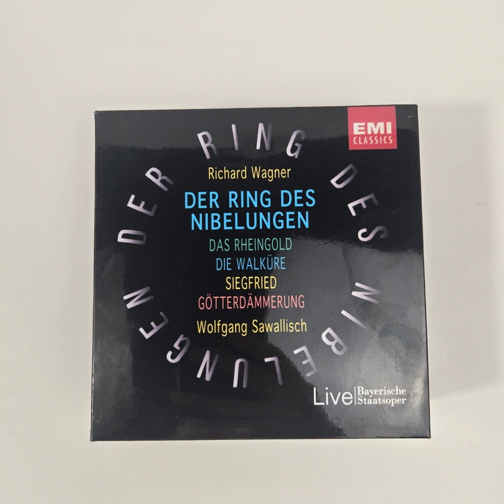 Wagner Ring des Nibelungen Sawallisch 14 CD Box Set EMI Classics Opera VG+/VG+